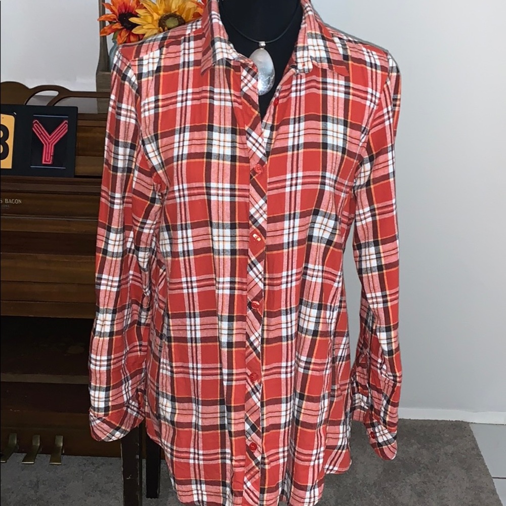 Orange & dark chocolate flannel